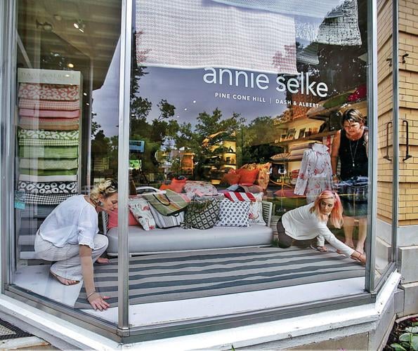 Dash and Albert rugs store display