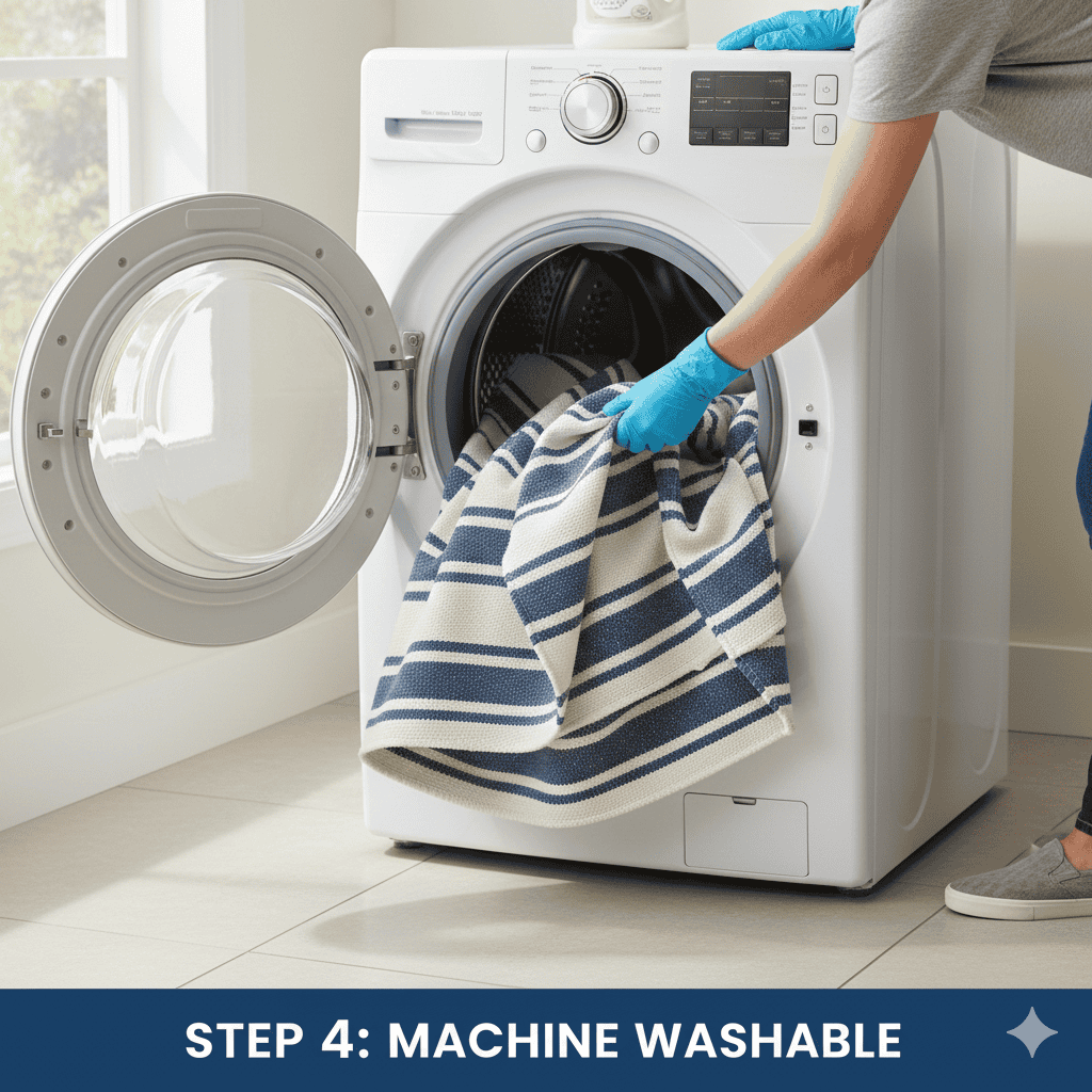 machine washing dash and albert rug
