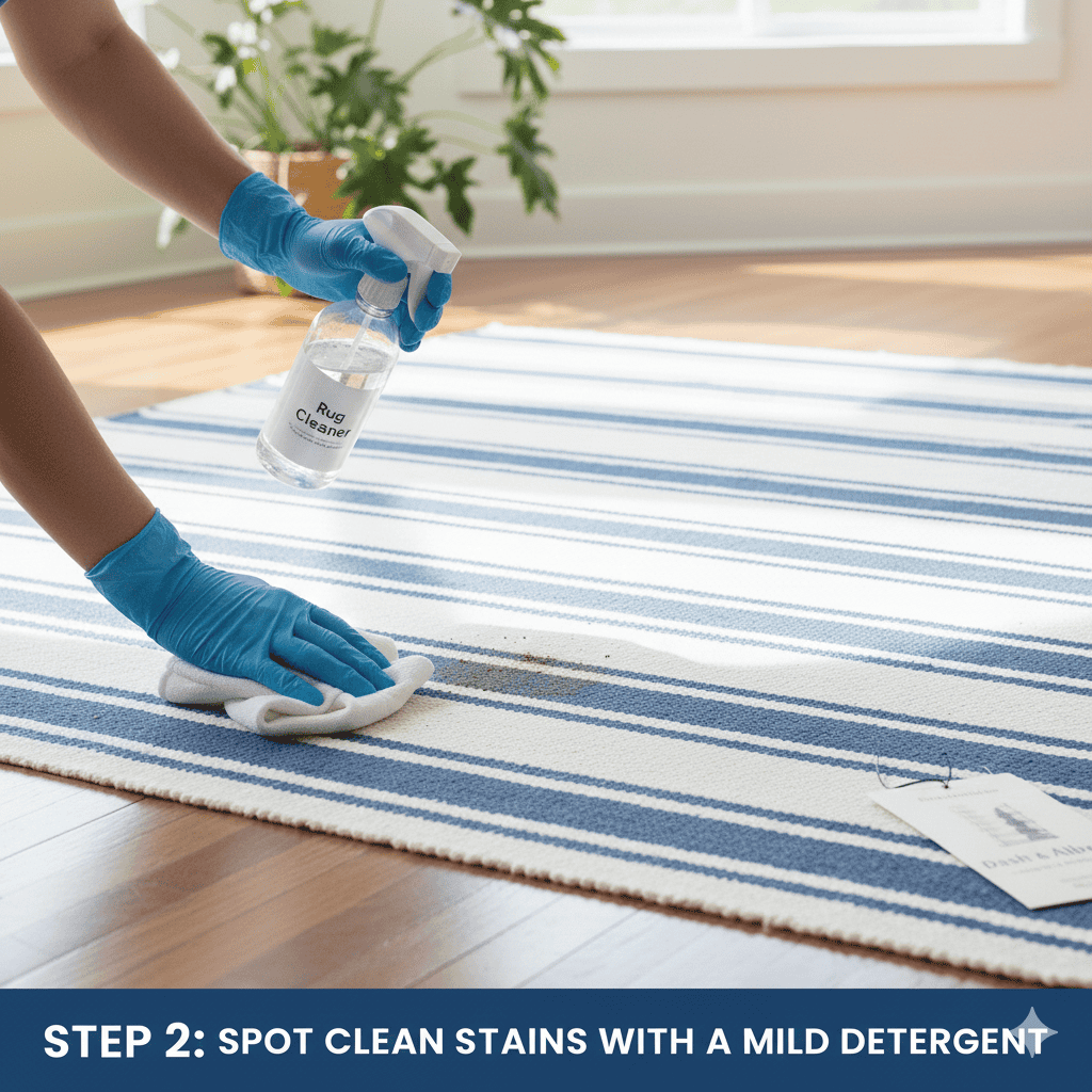 Remove/Sweep loose dirt or debris & Vacuum