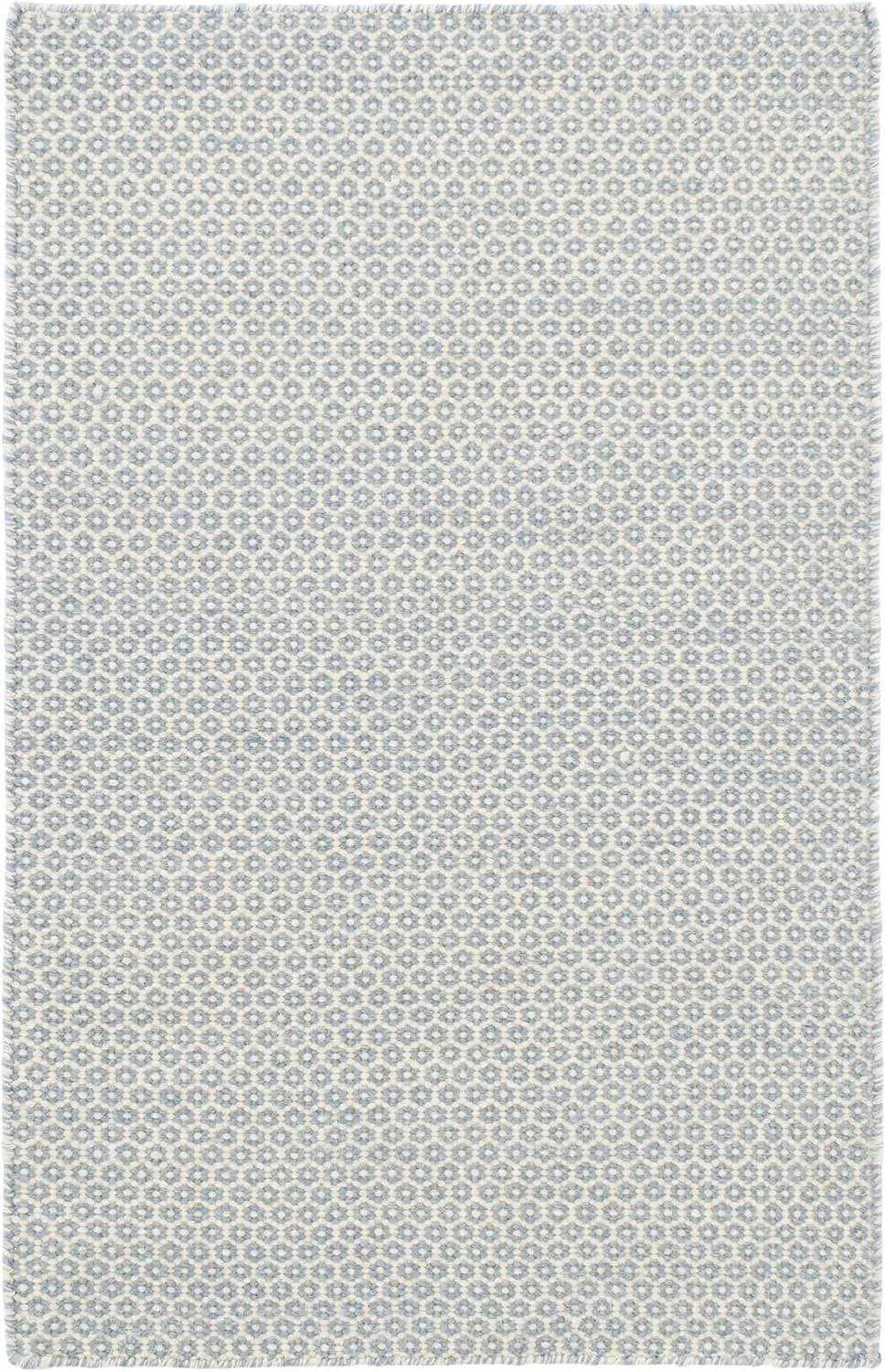 Dash Albert Honeycomb French Blue Ivory Rug