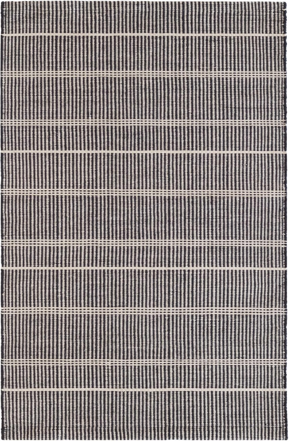 Dash and Albert Samson Indoor Outdoor Rug Black